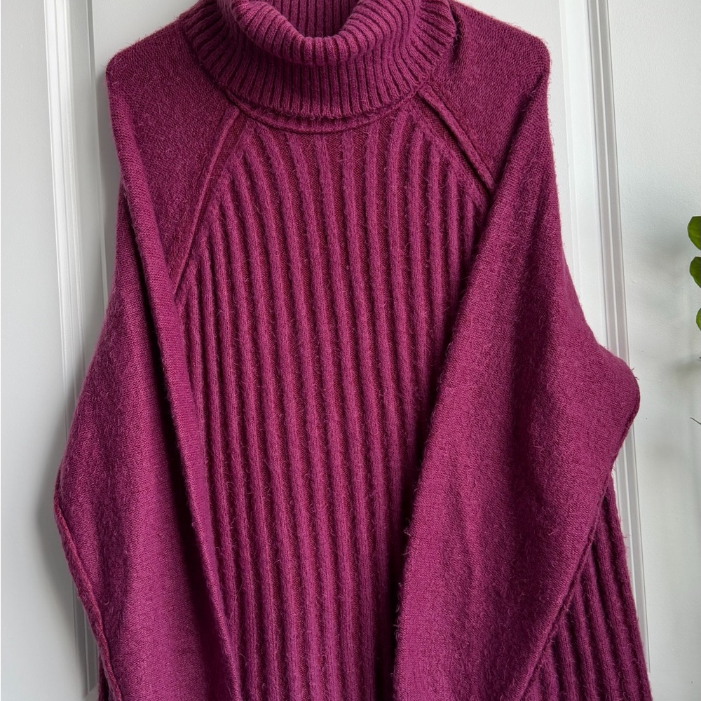 Free People Big City Turtleneck Sweater | Size S